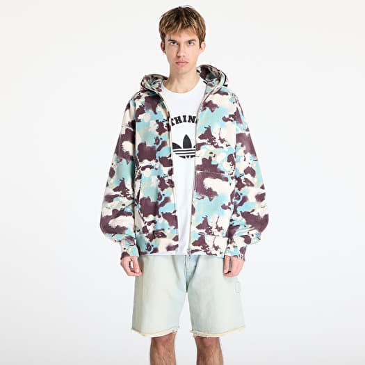 A BATHING APE Map Camo Shark Relaxed Fit Full Zip Hoodie UNISEX Multicolor
