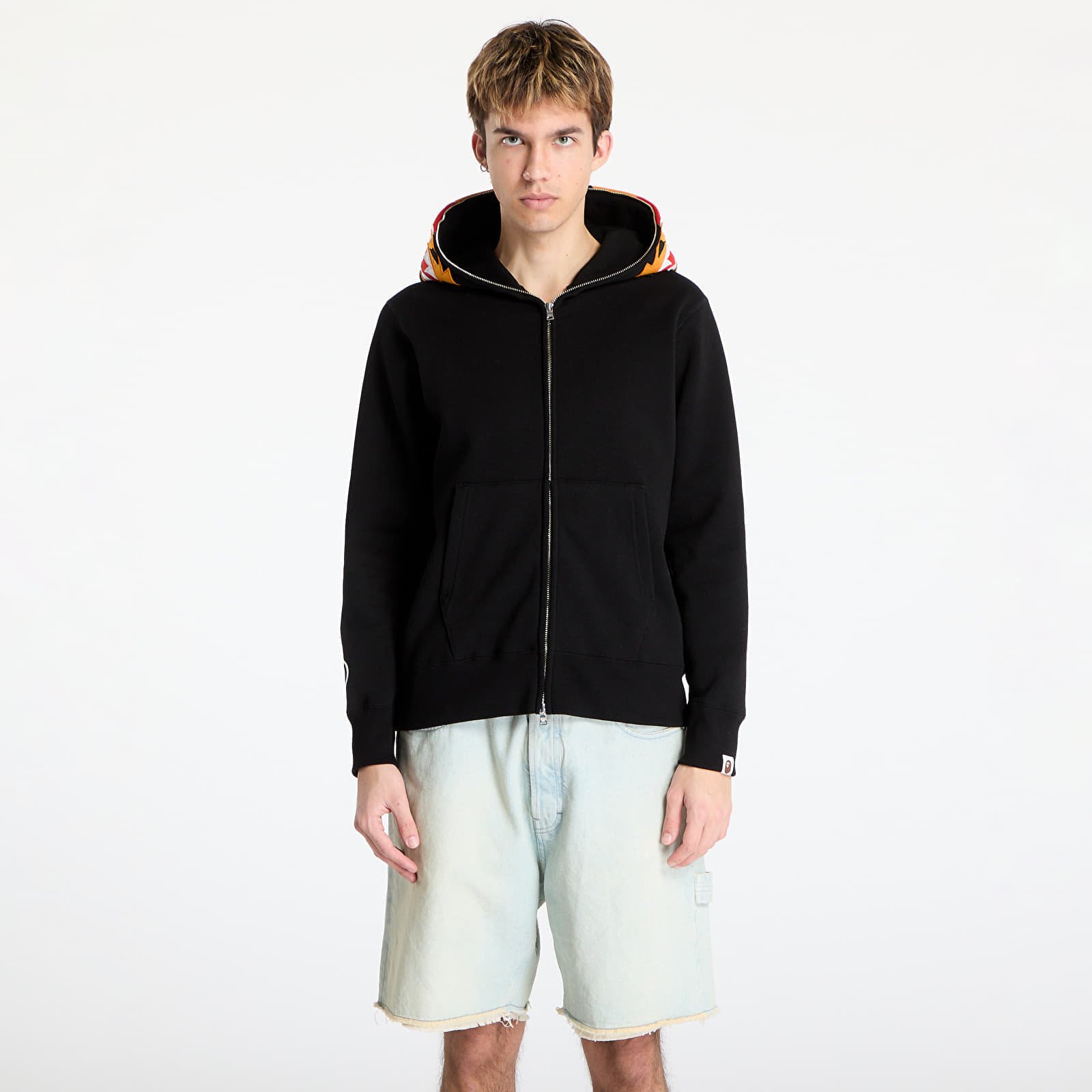 Sweatshirt A BATHING APE Tiger Full Zip Hoodie UNISEX Black XXXL