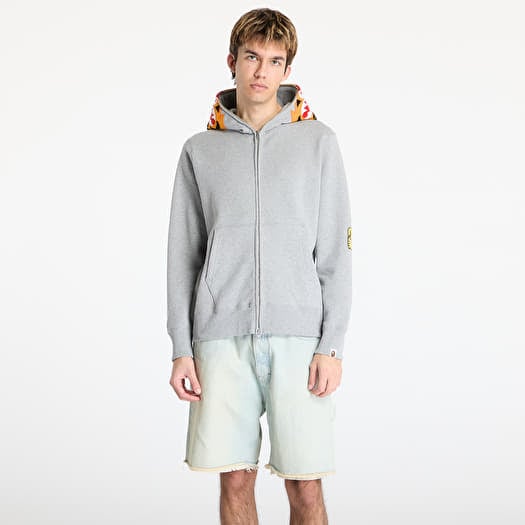 A BATHING APE Tiger Full Zip Hoodie UNISEX Gray