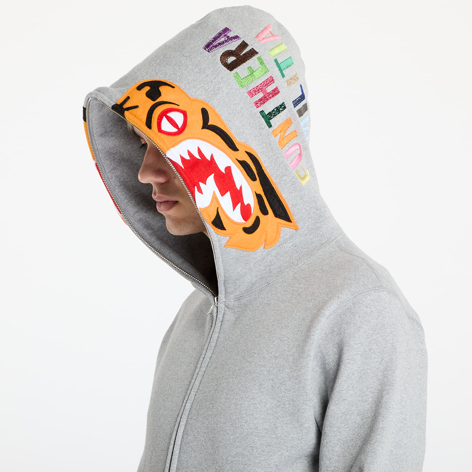 Hoodies and sweatshirts  A BATHING APE Tiger Full Zip Hoodie UNISEX Gray