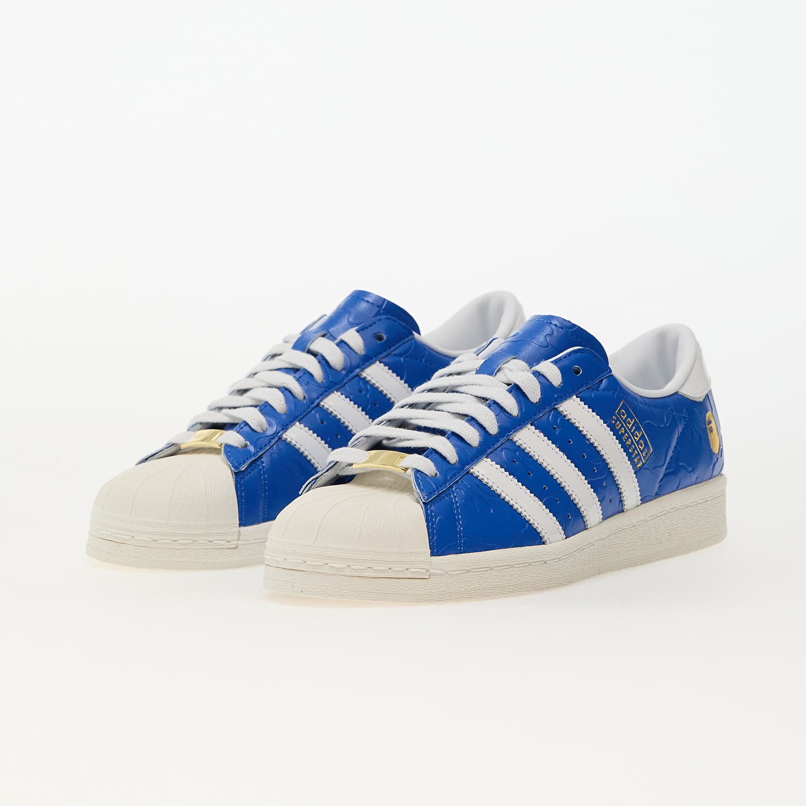 Men's shoes adidas x BAPE SSTR V Blue/ Ftw White/ Off White