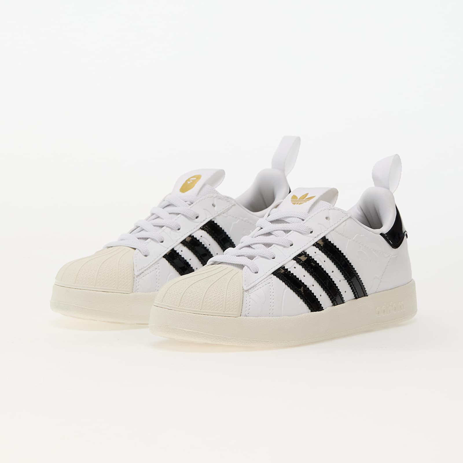 Buty męskie adidas x BAPE Adifom SSTR 360 C B Ftw White/ Core Black/ Gold Metallic
