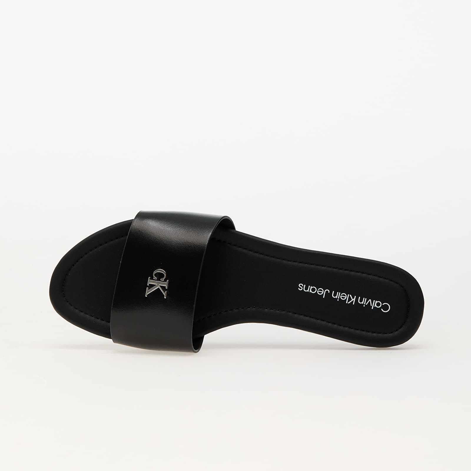 Frauen Calvin Klein Jeans Flat Sandal Slide Mg Black
