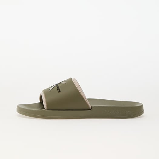 Calvin Klein Jeans Slide Rubber Neopren Green