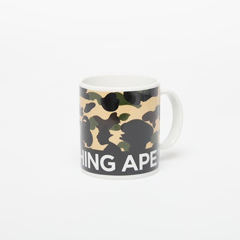 A BATHING APE 1St Camo Pottery Mug Yellow