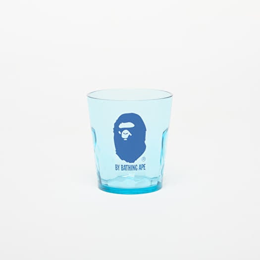 A BATHING APE Bape X Plakira - Ape Head Glass Blue