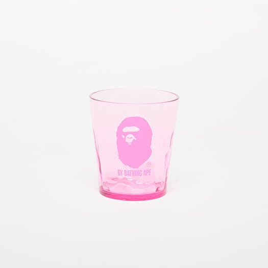 A BATHING APE Bape X Plakira - Ape Head Glass Pink