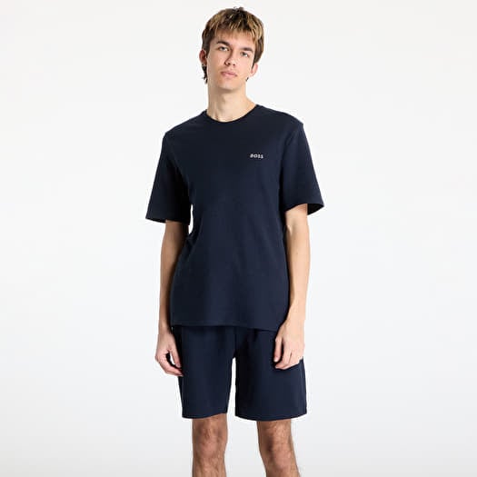 Maglietta Hugo Boss Men's Waffle T-Shirt Blue
