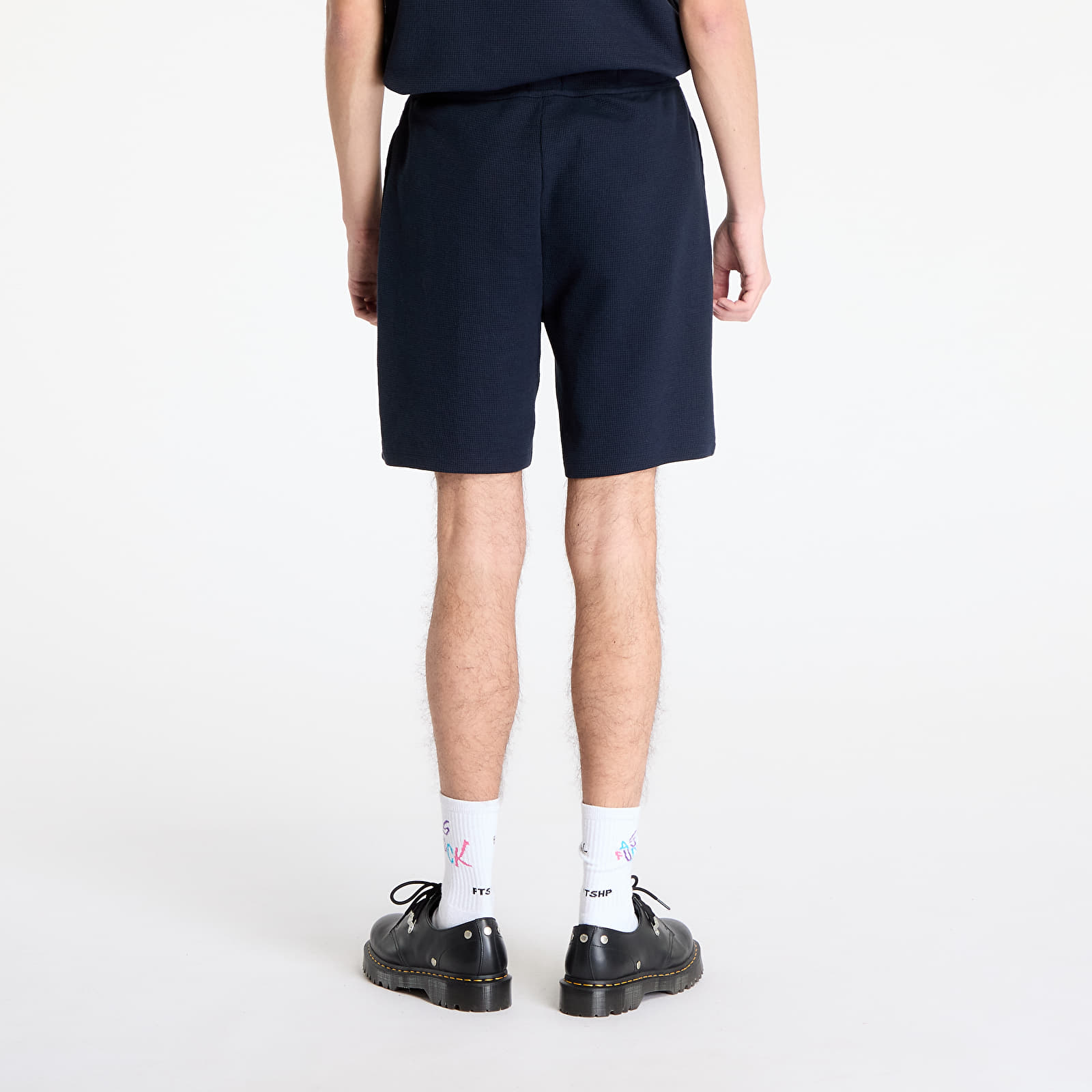 Kurzhosen Hugo Boss Men's Waffle Shorts Blue