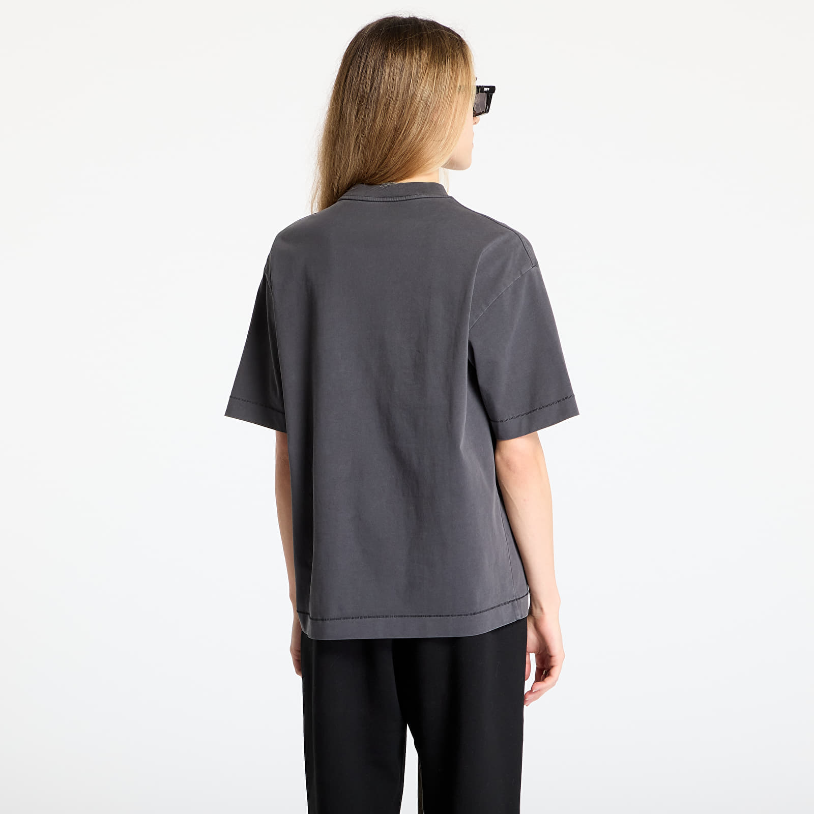 Tričká HAL STUDIOS® Micro Logo T-Shirt UNISEX Washed Black