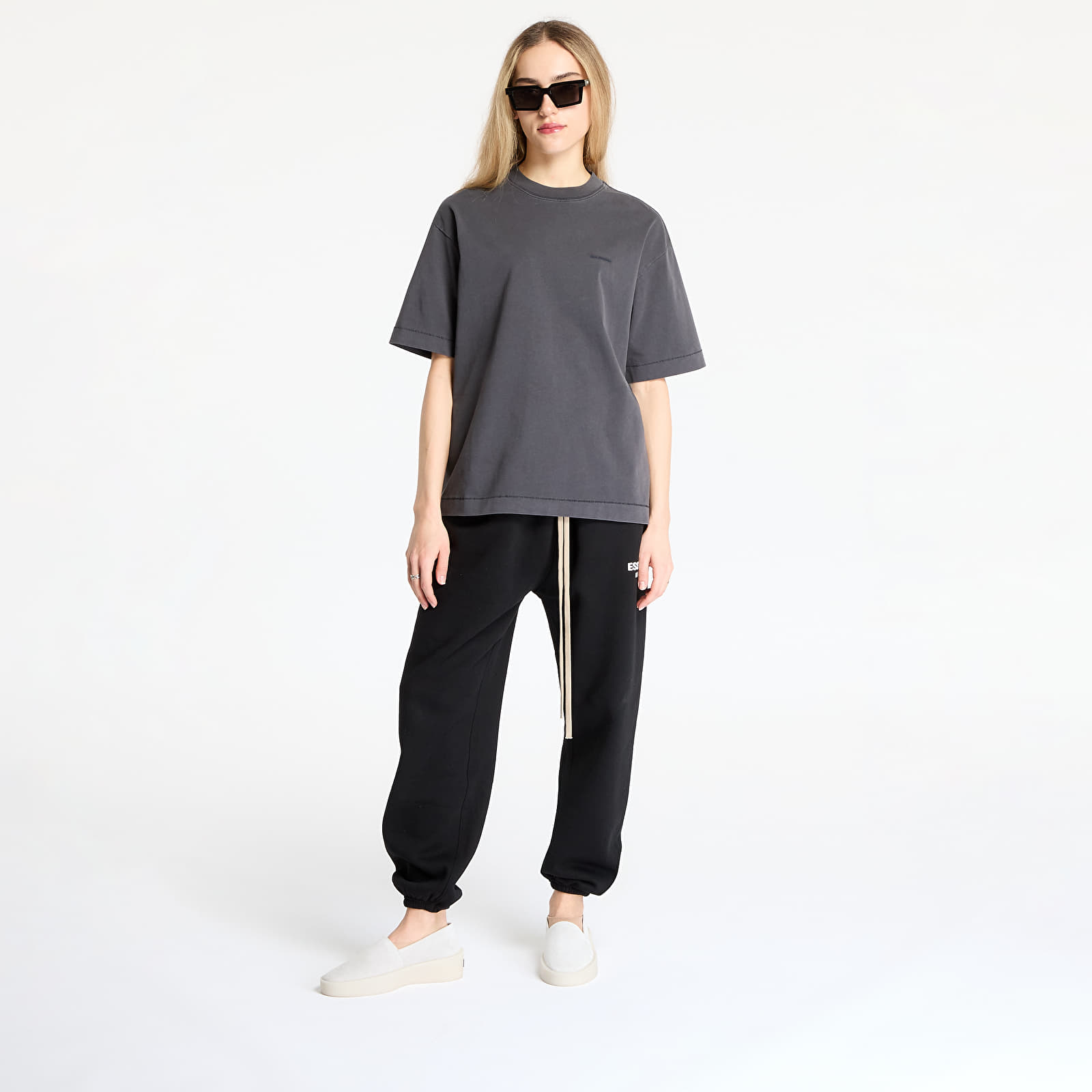 Tričká HAL STUDIOS® Micro Logo T-Shirt UNISEX Washed Black