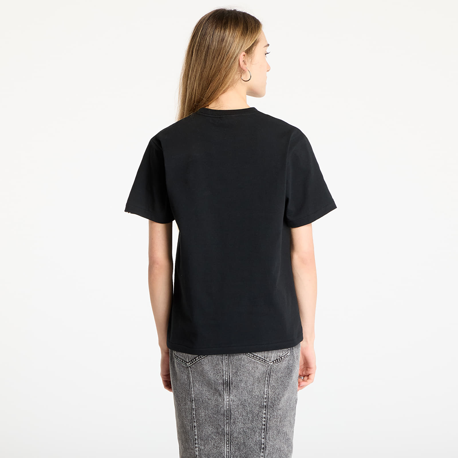 Trička A BATHING APE Embroidery Style Souvenir Logo Tee UNISEX Black