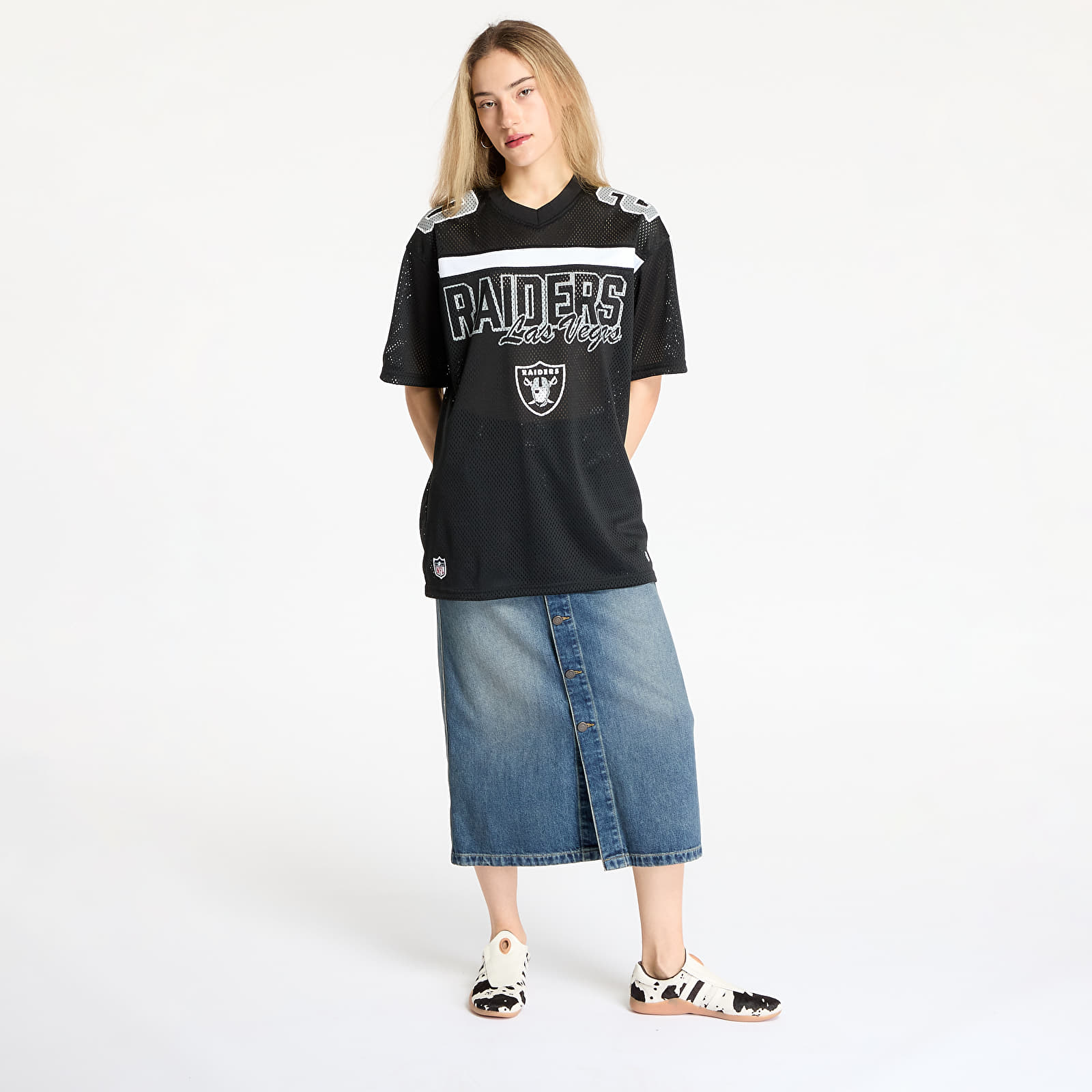 Trikood New Era NFL Las Vegas Raiders Mesh Graphic Jersey UNISEX Black
