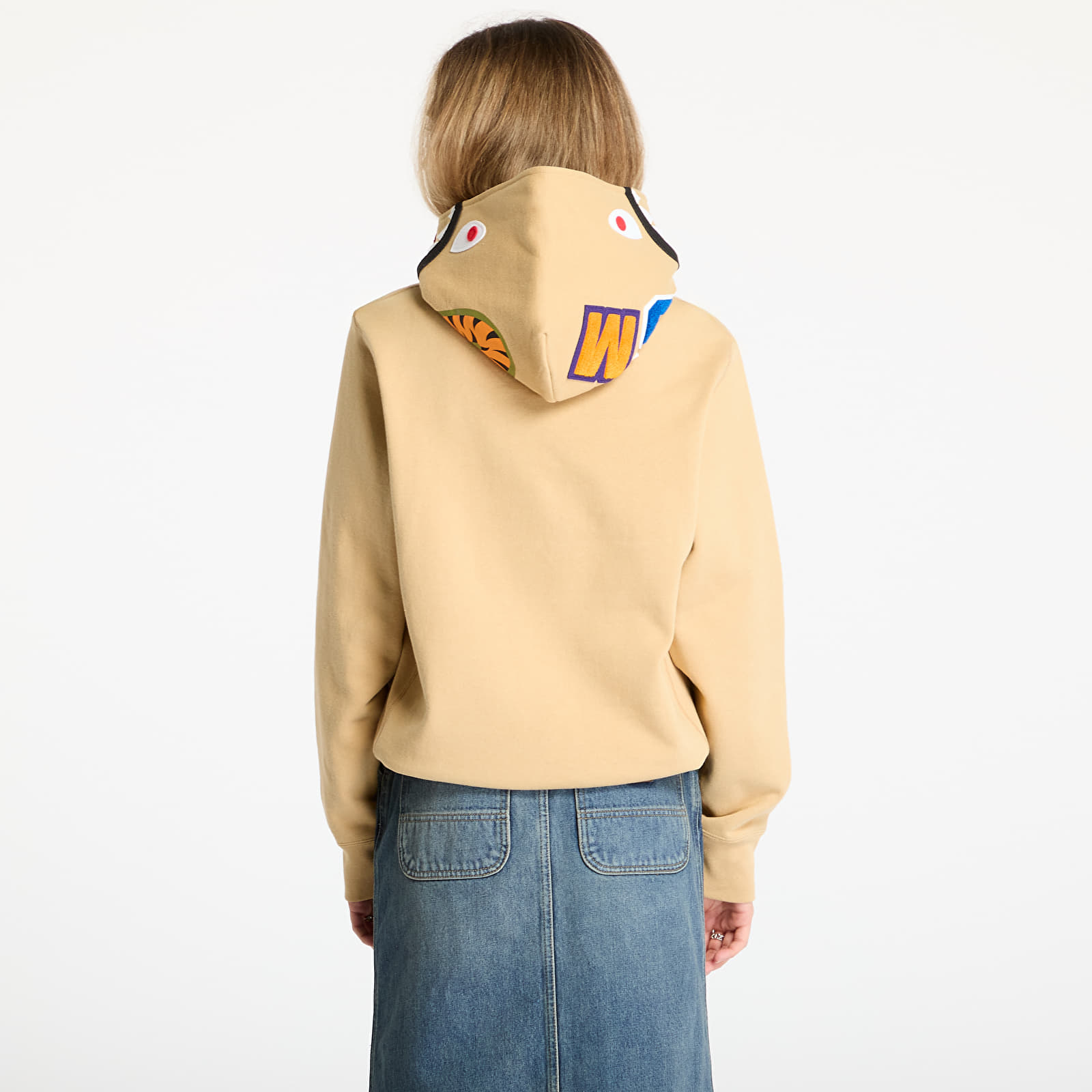 Men's hoodies A BATHING APE Abc Camo Shark Pullover Hoodie UNISEX Beige