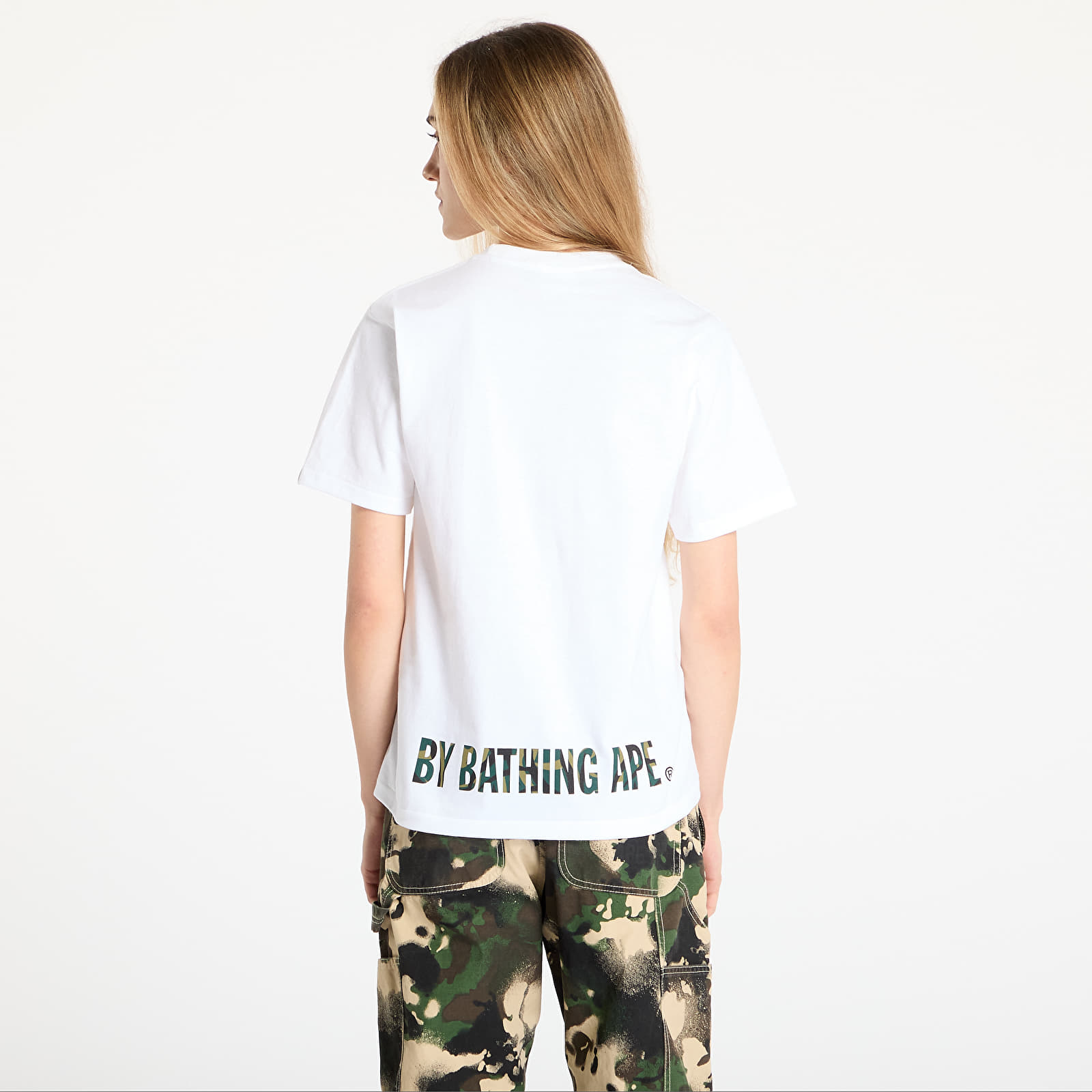 T-shirts A BATHING APE Trial Camo Face Sta Tee UNISEX White