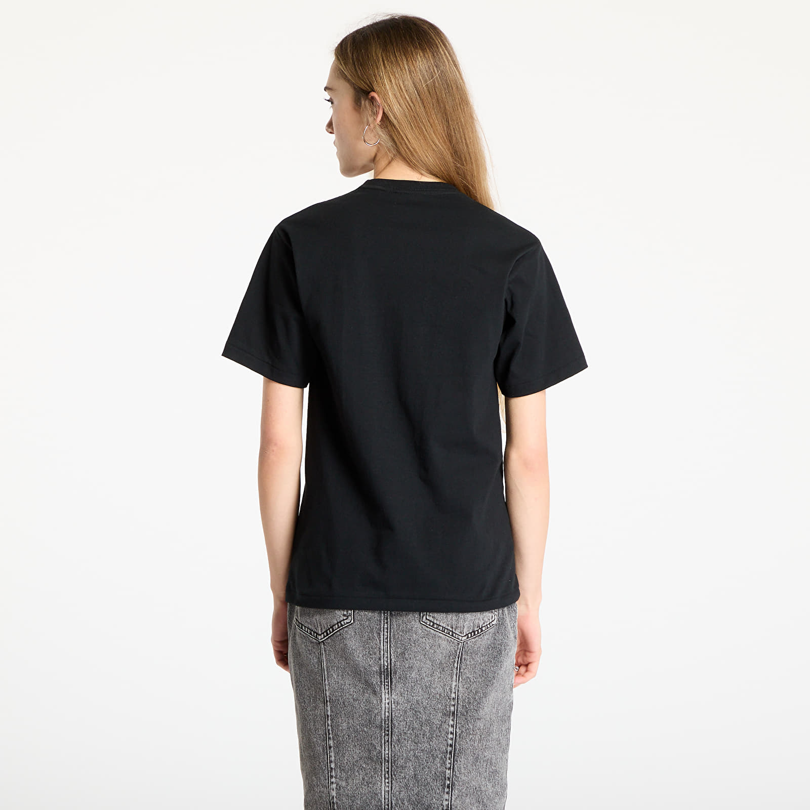 Koszulki A BATHING APE Stencil Circle Ape Face Tee UNISEX Black
