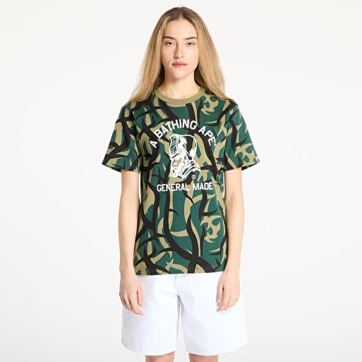 T-shirt A BATHING APE Trial Camo General Tee UNISEX Green