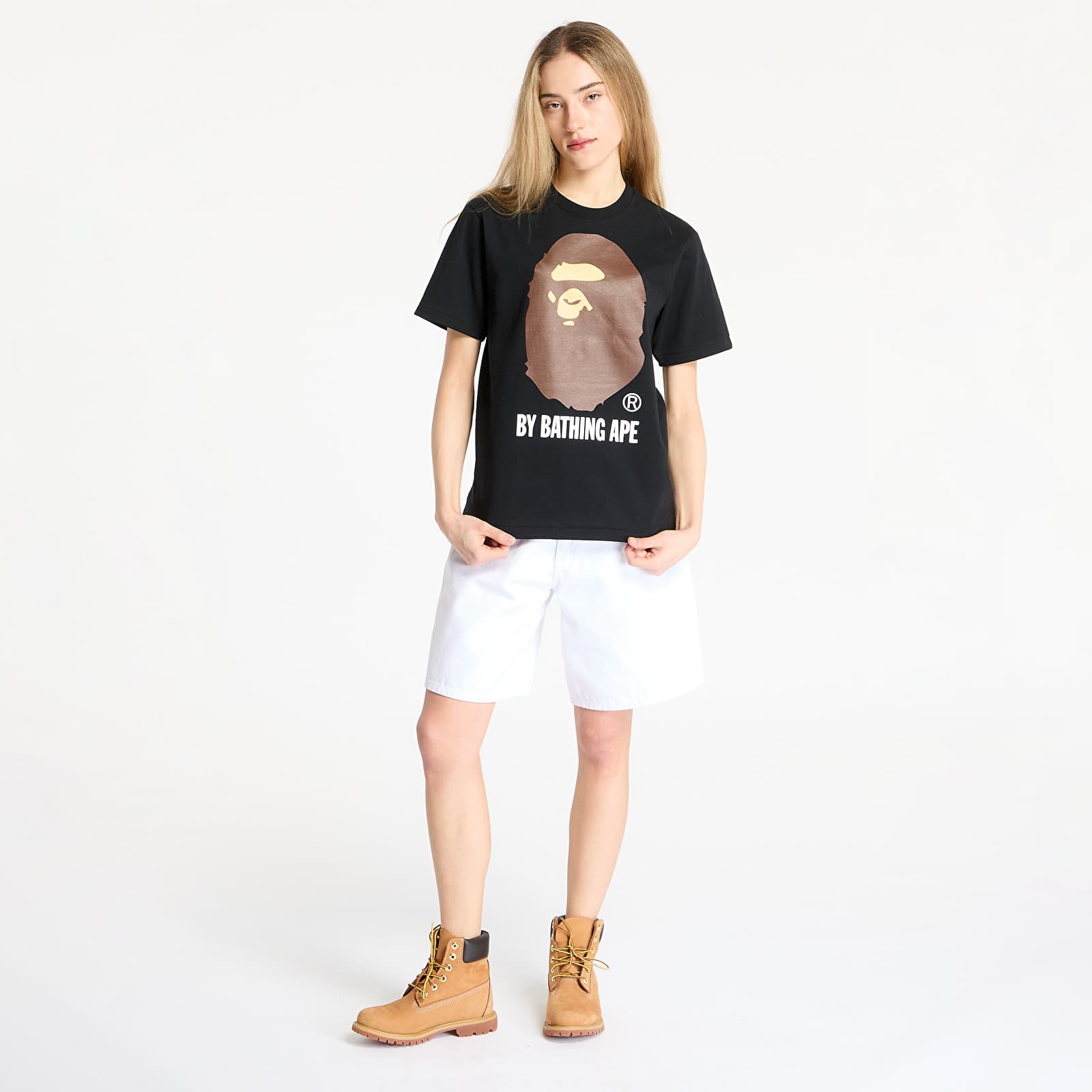 Tričká A BATHING APE By Bathing Tee UNISEX Black