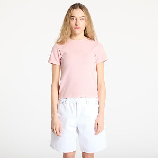 Maglietta A BATHING APE Pigment Dyed Rib Tee Pink
