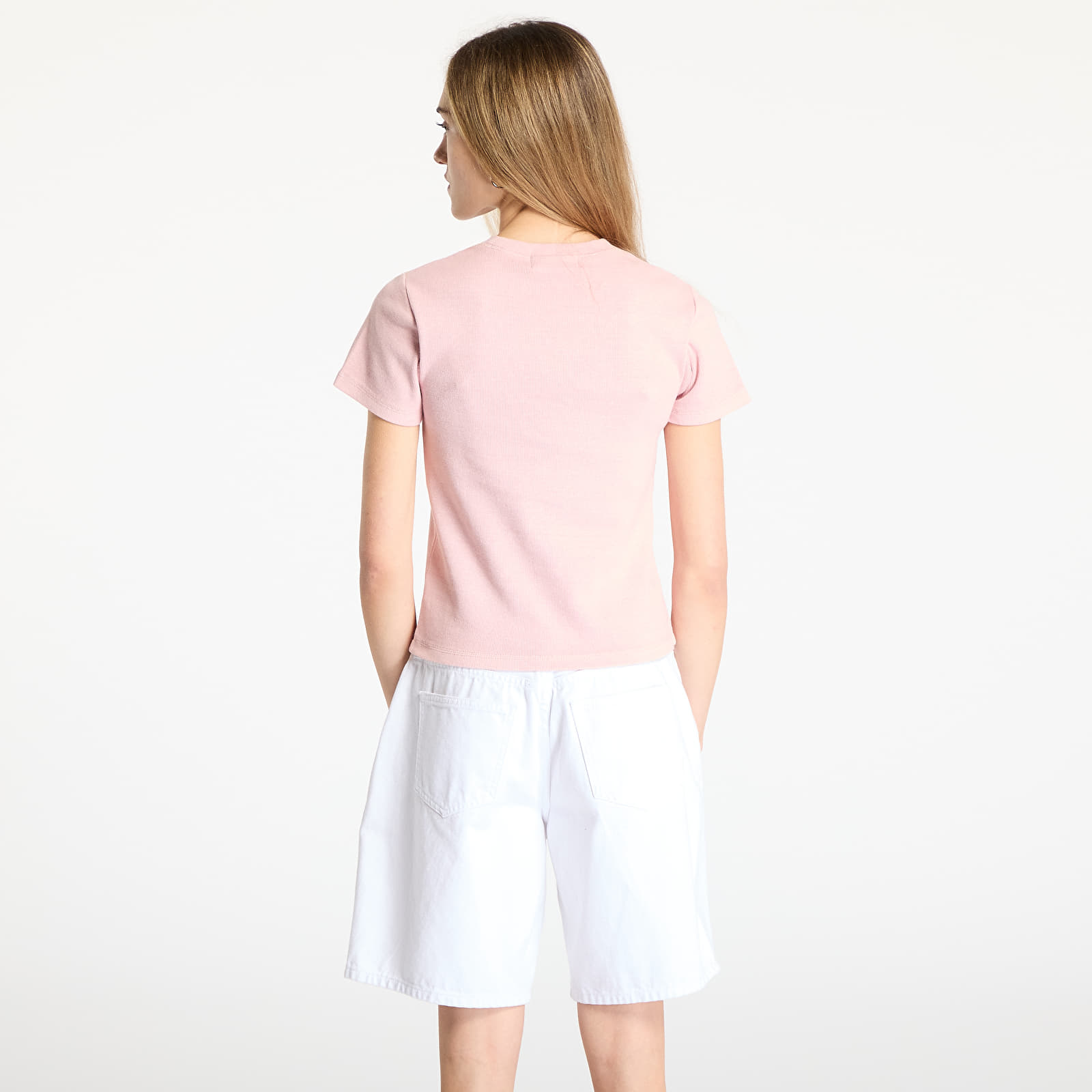 T-shirts A BATHING APE Pigment Dyed Rib Tee Pink