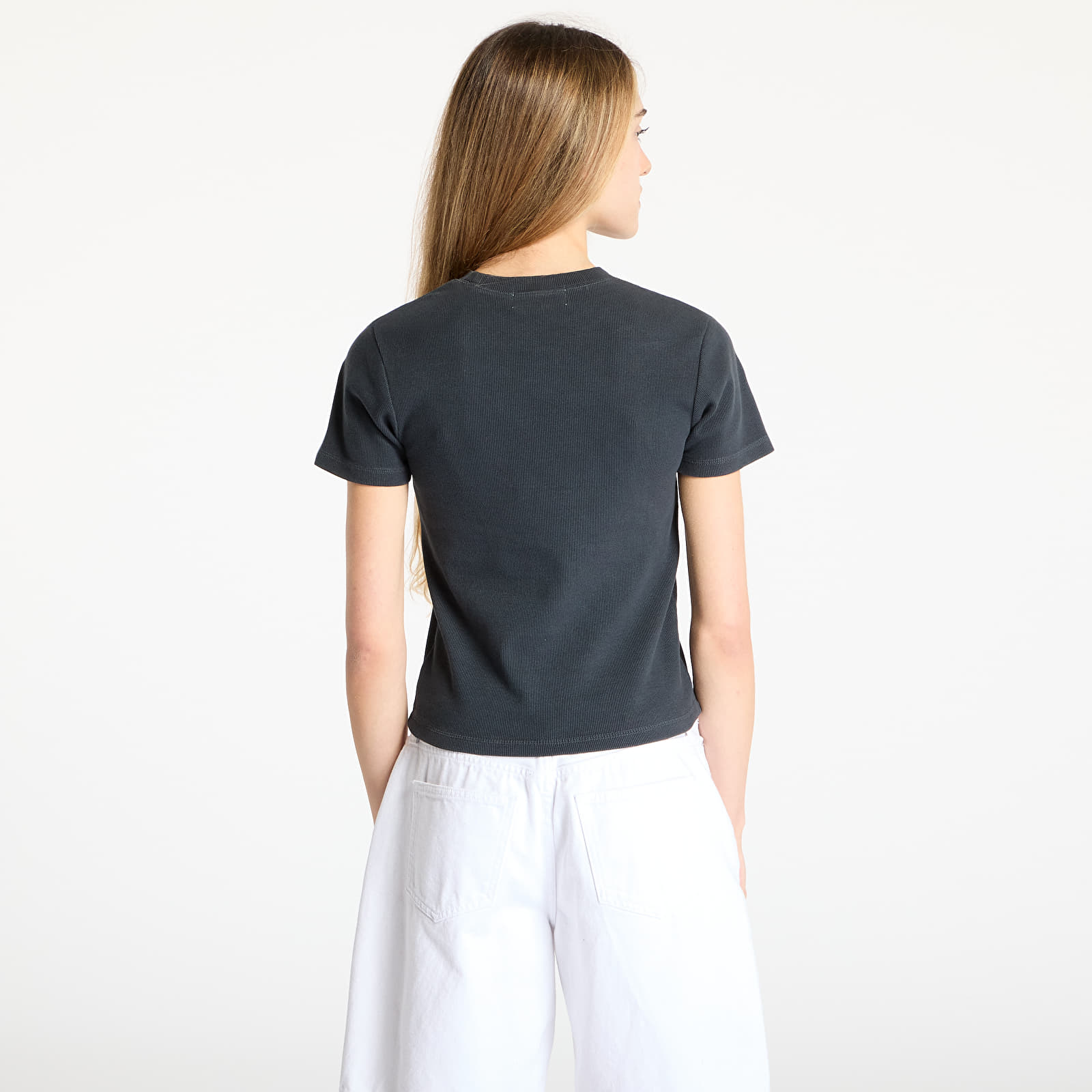 T-shirts A BATHING APE Pigment Dyed Rib Tee Black
