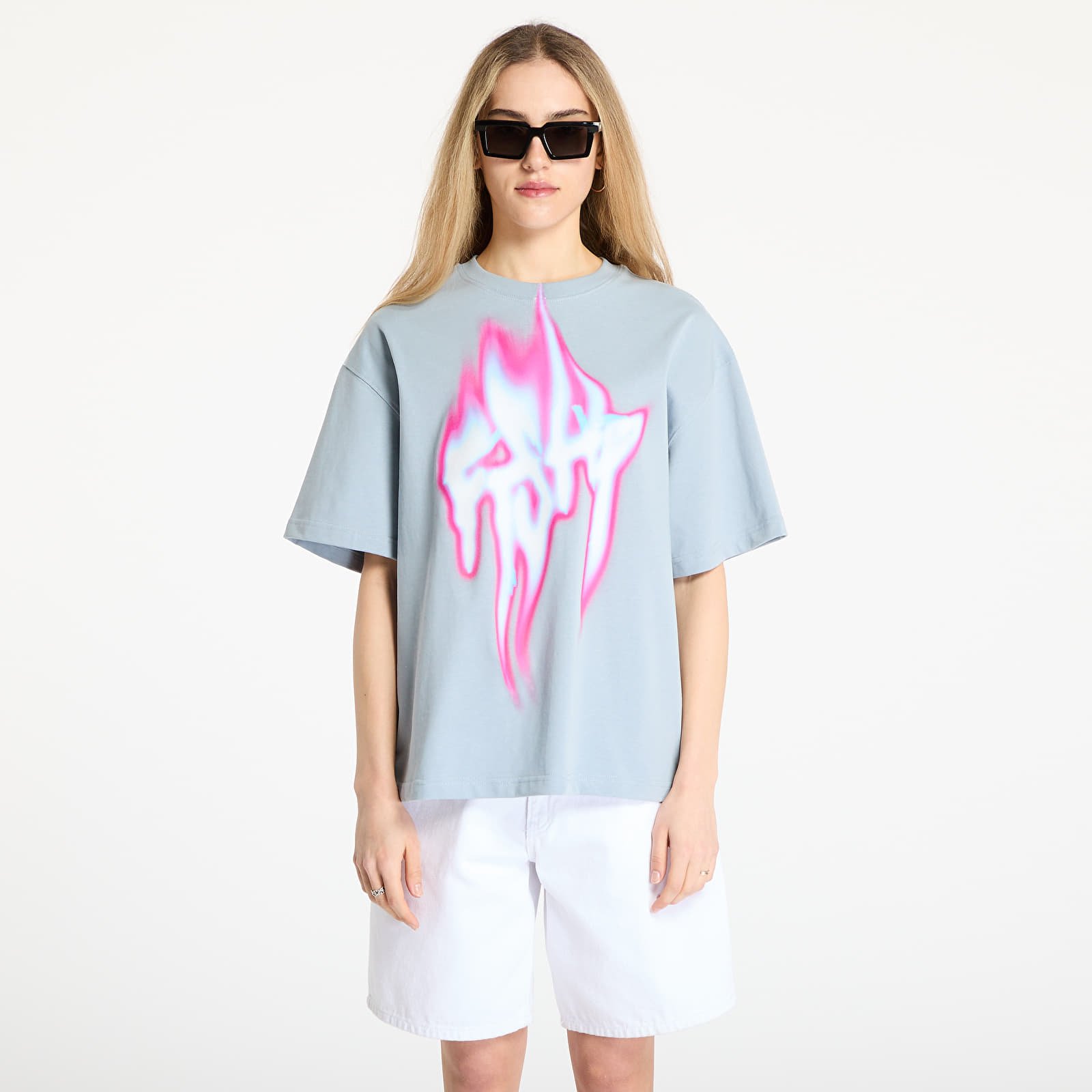 Tricouri  FTSHP Walking Art T-Shirt UNISEX Fire Cloud Blue