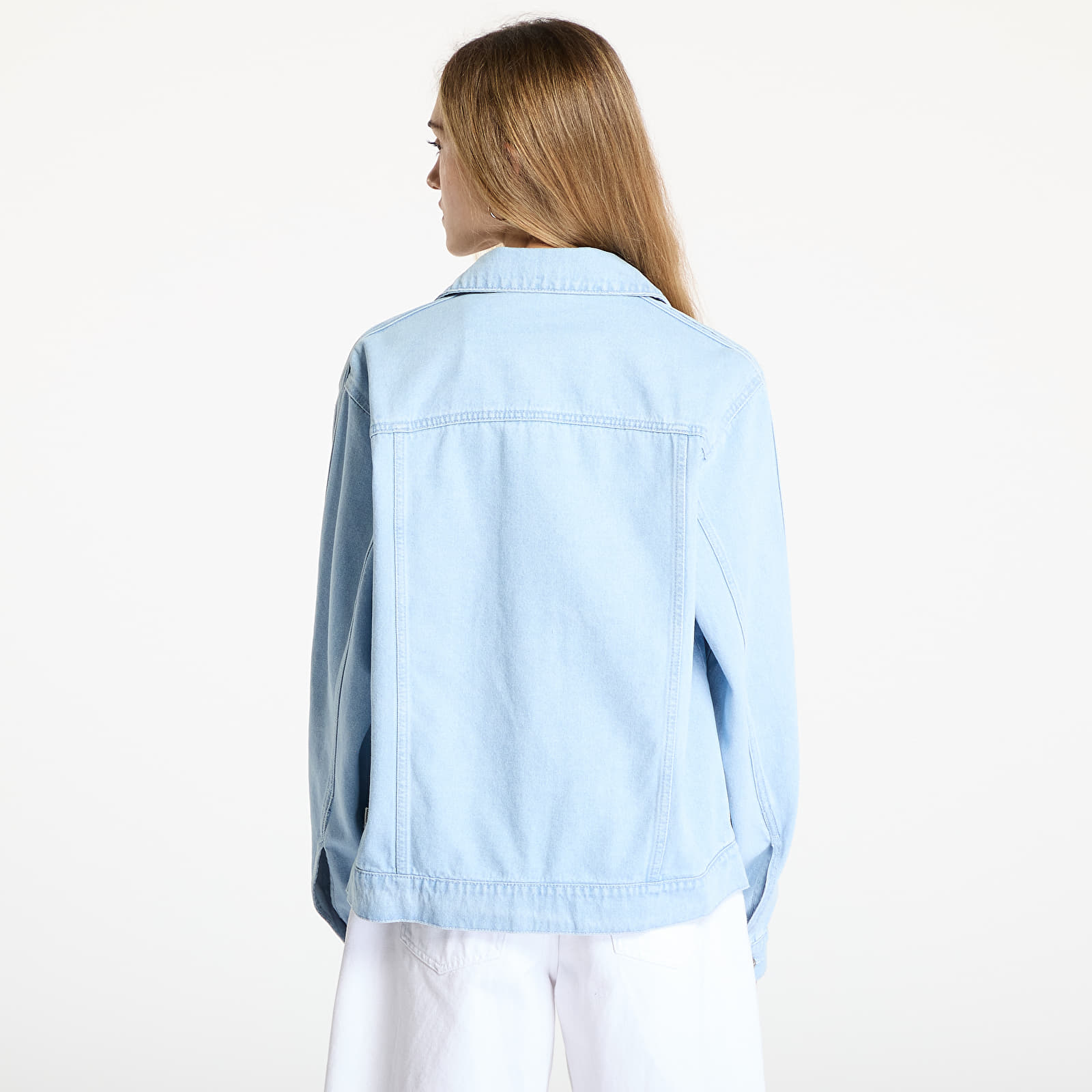 Overshirt adidas Premium Essentials Denim Jacket Not Defined/ Light Denim