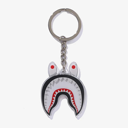 A BATHING APE Shark Acrylic Keychain Clear