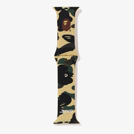 A BATHING APE 1St Camo Watch Band Yellow