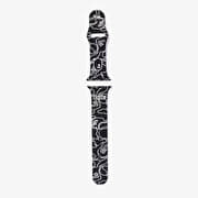 A BATHING APE Neon Camo Watch Band Black