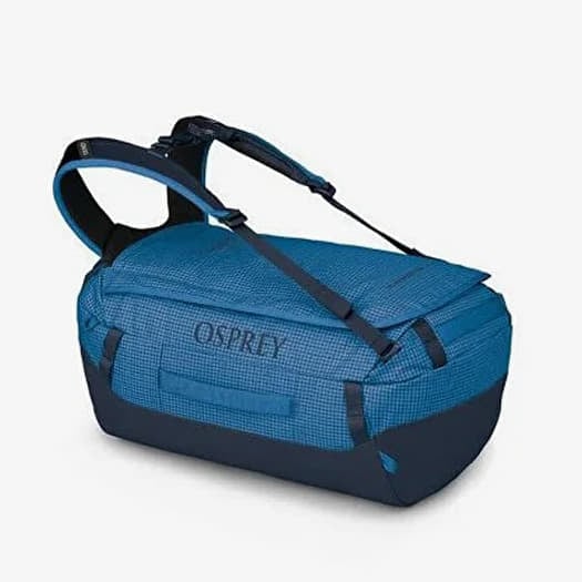 Osprey Transporter 30 Duffle Backpack Blue Flame/ Scoria Blue