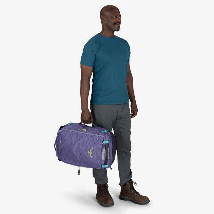 Reput Osprey Transporter 40 Duffle Backpack Euphoria Purple/ Purple Ink