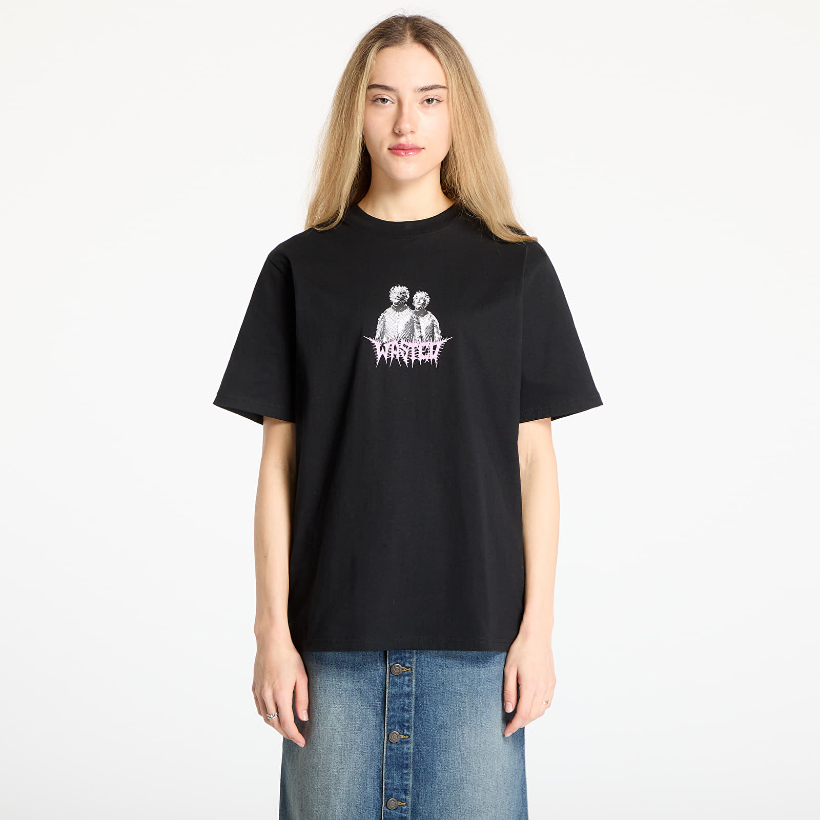 Trička Wasted Paris M Pike T-Shirt UNISEX Black