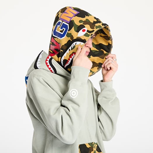 Men's hoodies A BATHING APE 1St Camo Shark Full Zip Double