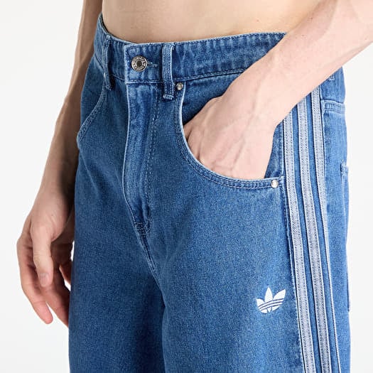 Shorts adidas Firebird Adicolor Denim Shorts Medium Blue Denim