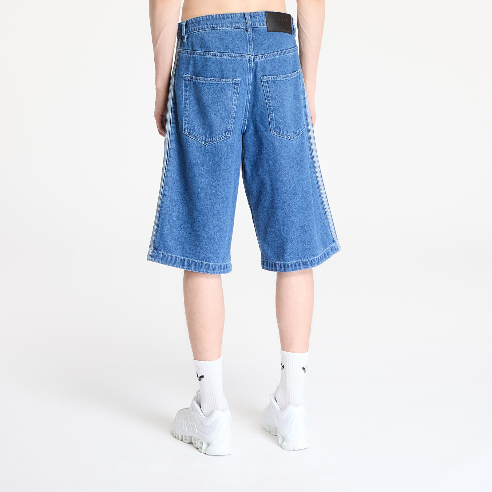 Calções adidas Firebird Adicolor Denim Shorts Medium Blue Denim