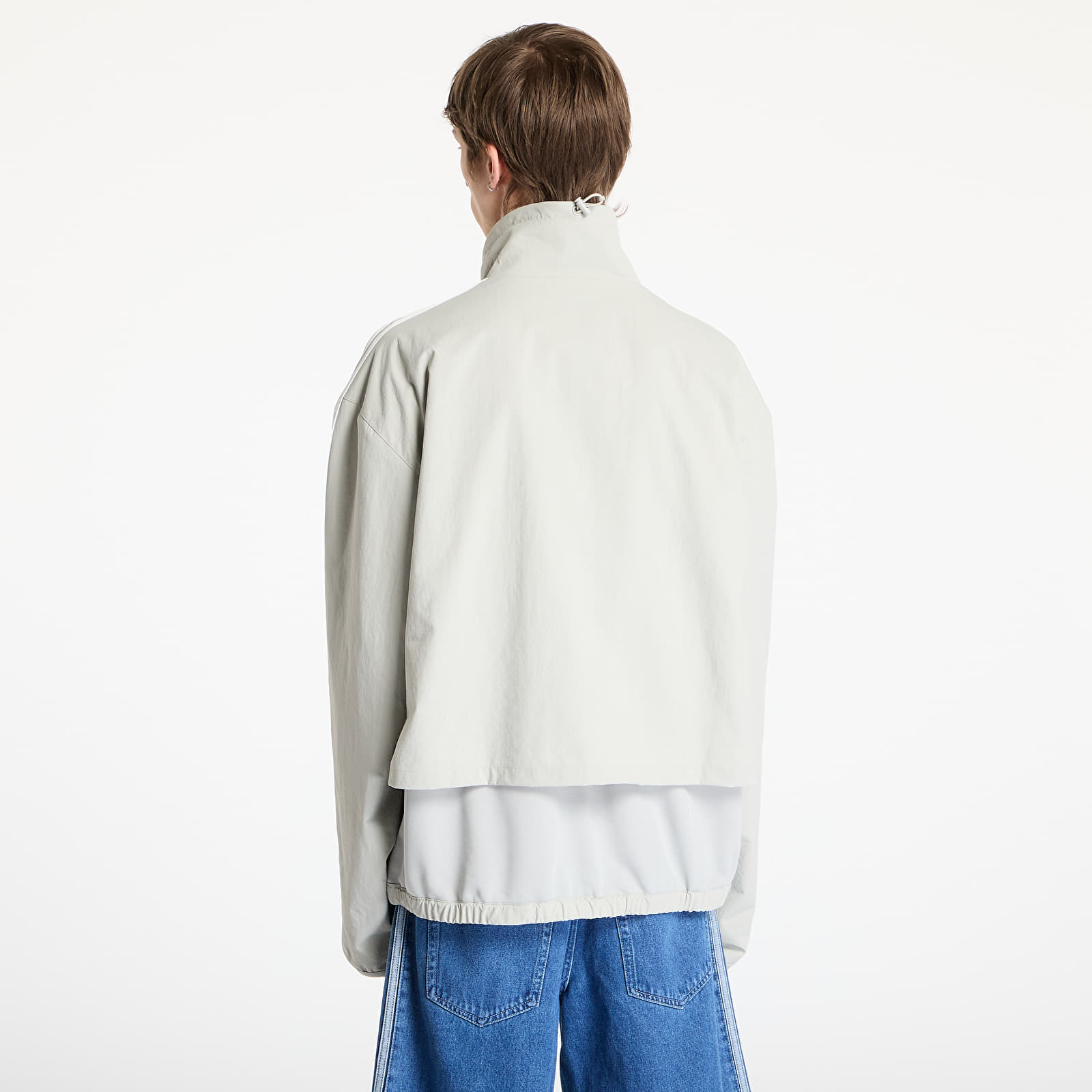 Bundy adidas R3Cd Half Zip Track Top Grey/ Metal Grey
