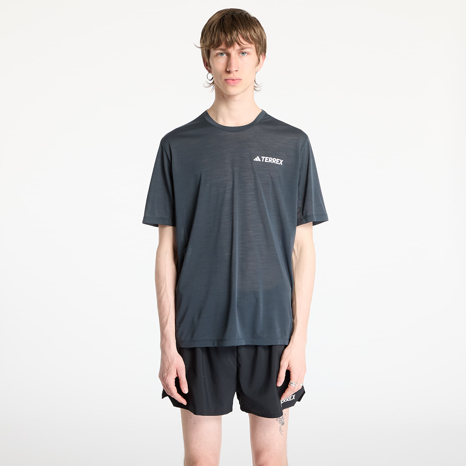 Miesten T-paidat adidas Terrex Xperior Climacool+ T-Shirt Dark Grey/ Carbon