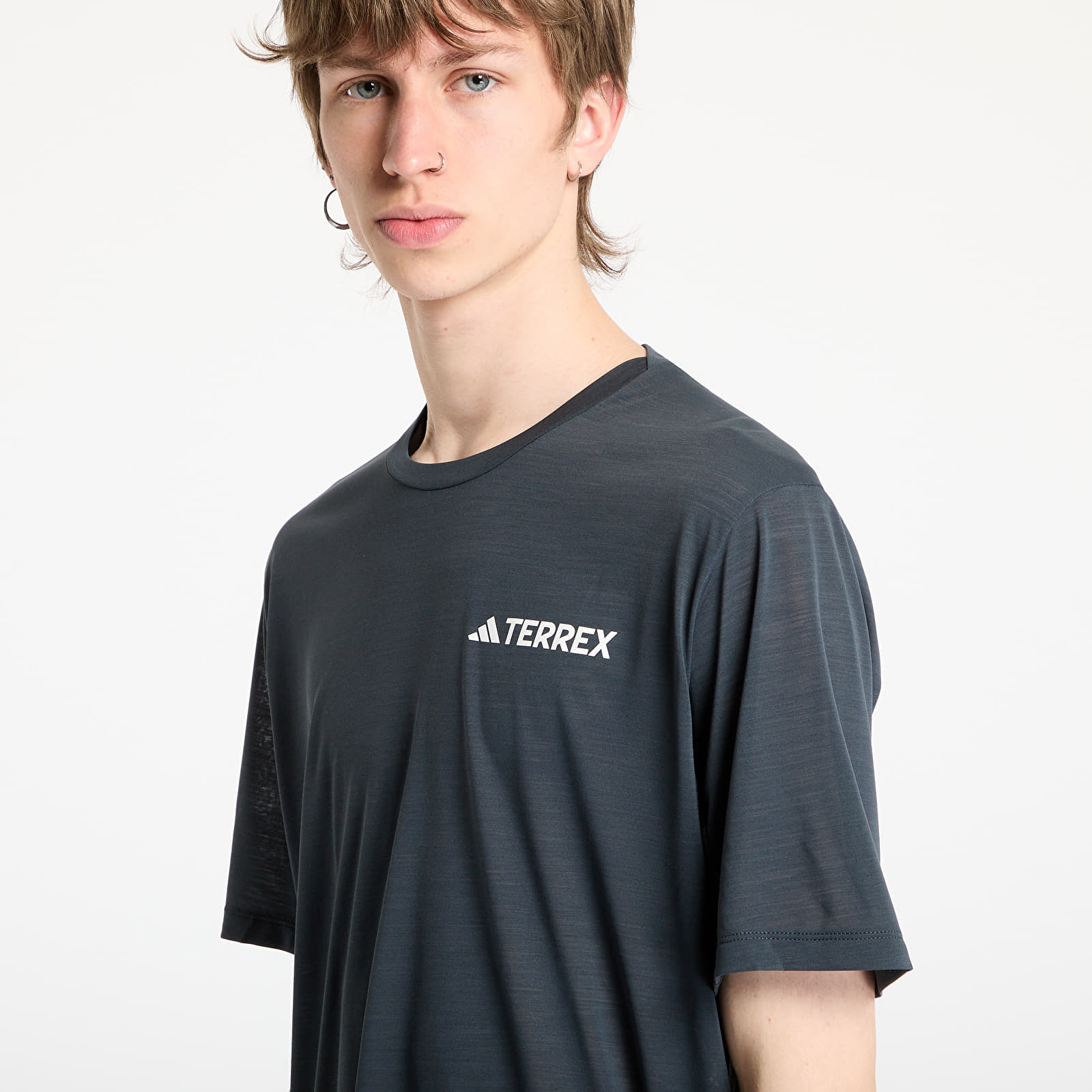 Miesten T-paidat adidas Terrex Xperior Climacool+ T-Shirt Dark Grey/ Carbon