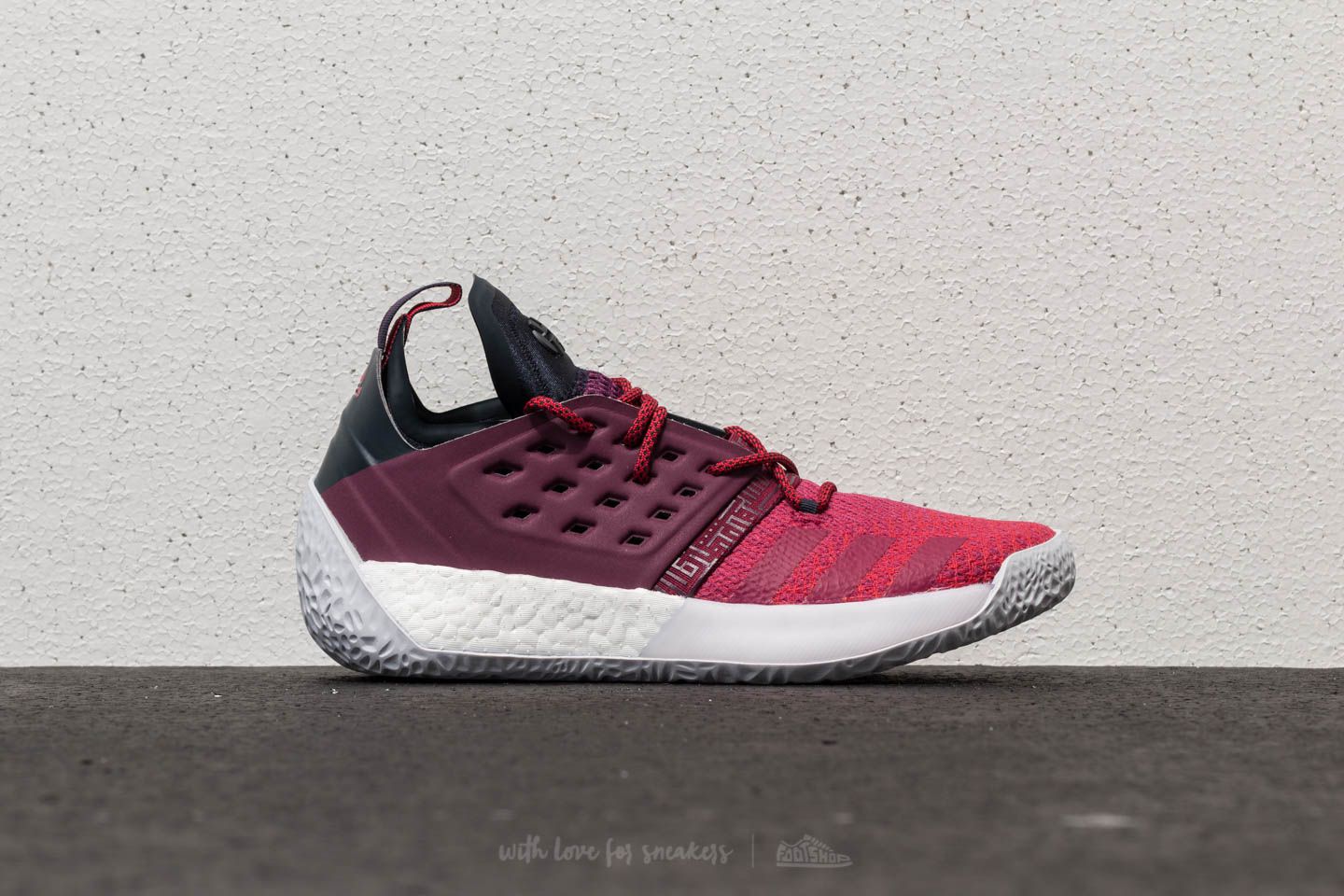 Men s shoes adidas Harden Vol. 2 Bold Red Light Solid Grey Footshop