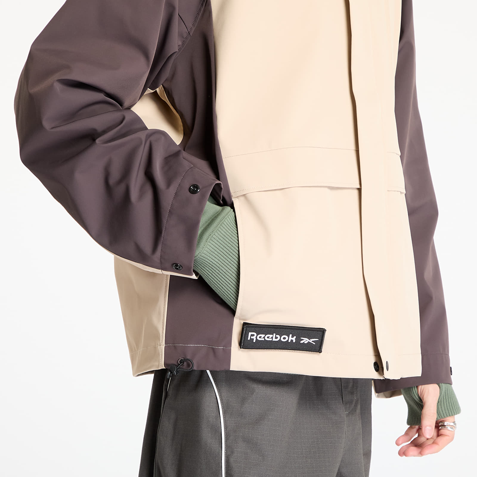 Bundy Reebok Utility Shell Jacket UNISEX Tan/ Unearthed Brown