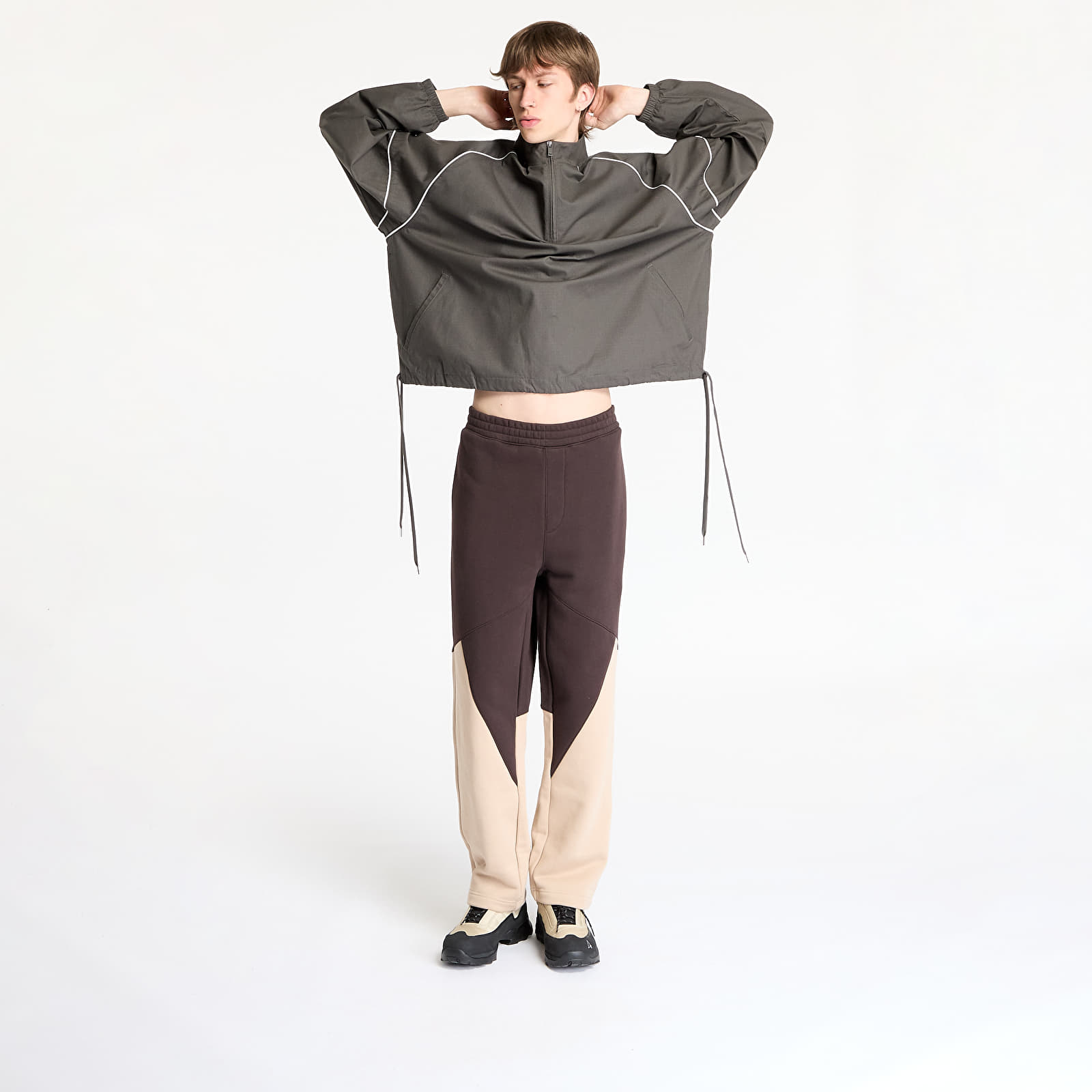 Jogger-housut Reebok Wide Leg Ft Unearthed Pants UNISEX Brown/ Tan