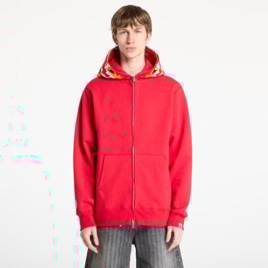 A BATHING APE Tiger Full Zip Hoodie UNISEX Red
