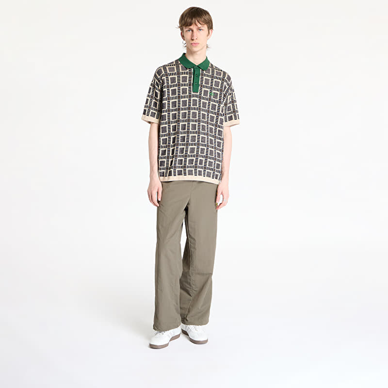 T-shirts adidas x Brain Dead Knit Polo Brown/ Dust Sand (JN7151