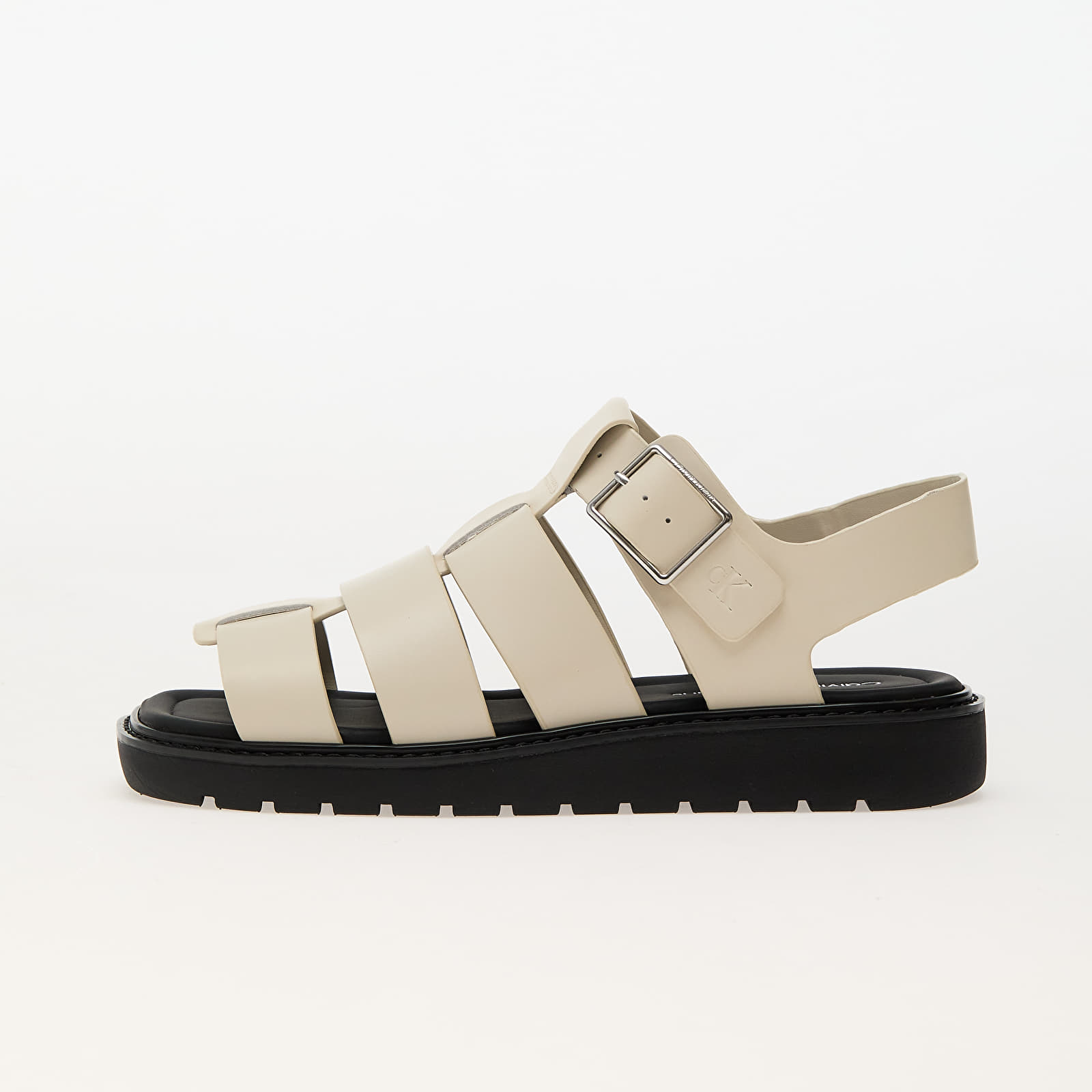 Frauen Calvin Klein Jeans Sq Molded Sandal Fisher Beige