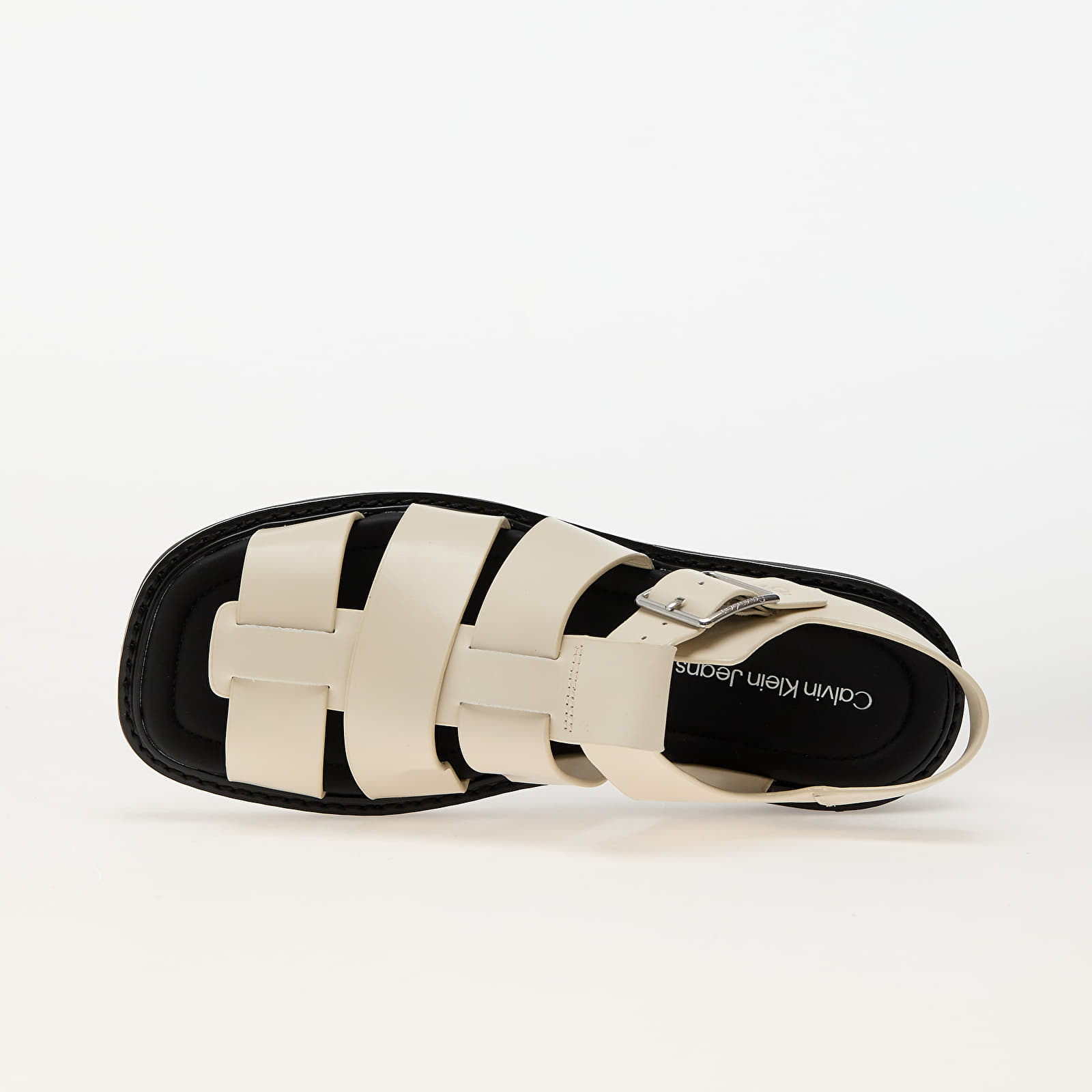 Frauen Calvin Klein Jeans Sq Molded Sandal Fisher Beige