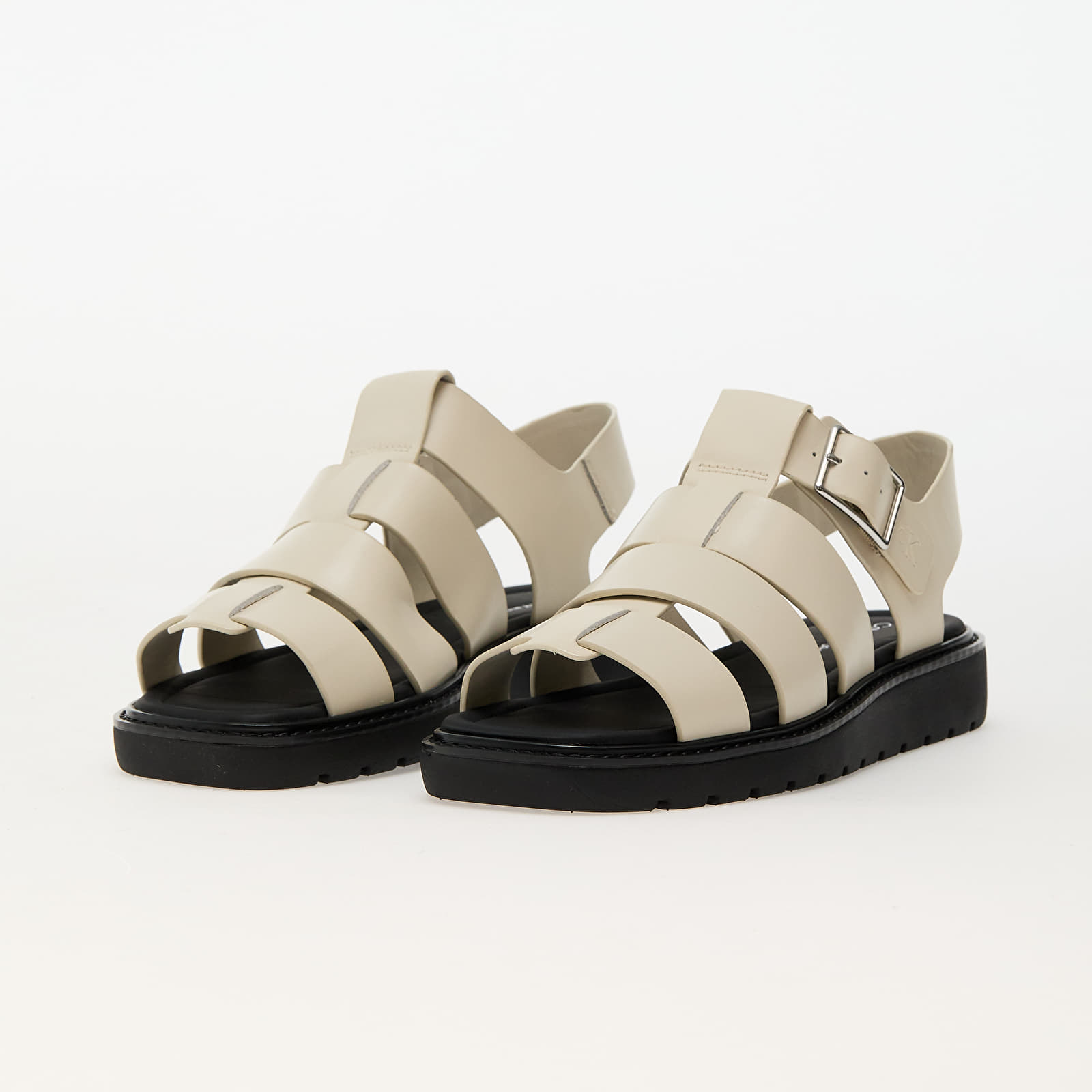 Frauen Calvin Klein Jeans Sq Molded Sandal Fisher Beige