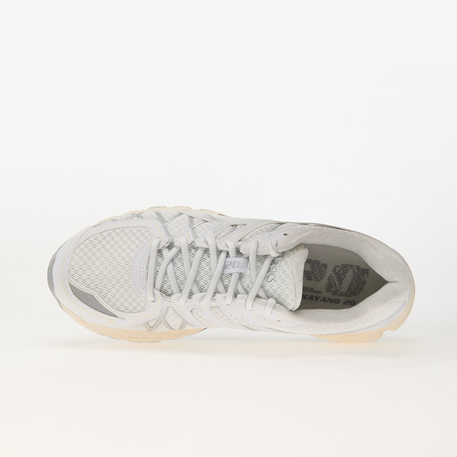 Sapatos de homem Asics Gel-Kayano 20 White/ Pure Silver