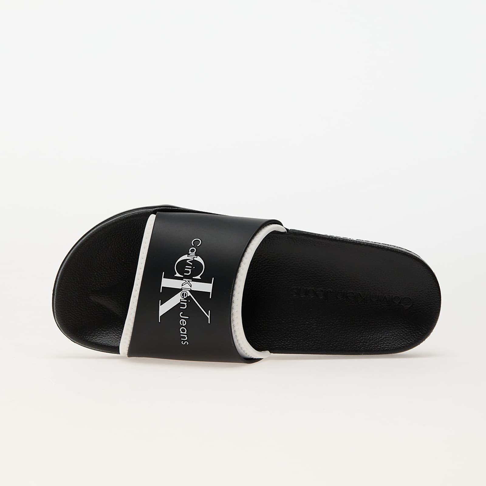 Férfi cipők Calvin Klein Jeans Slide Rubber Neopren Black
