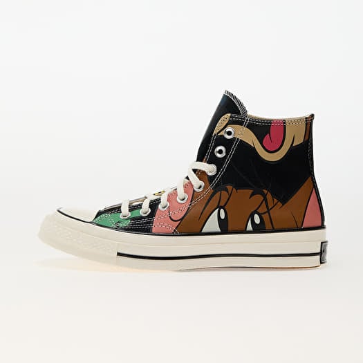 Converse x Tom and Jerry Chuck 70 Hi Black/ Multi/ Egret